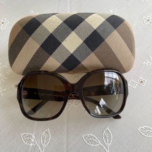 Burberry Tortoise Brown B4058 Sunglasses